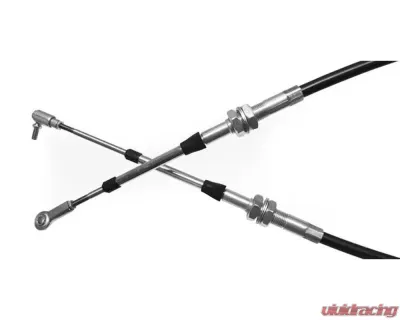 Steinjager Shifter Cables, Push-Pull 1/4-28 54 Inches Long Bulkhead Style - J0013160