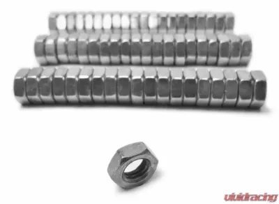 Steinjager Nuts Bulk Jam Fasteners, Bulk 1.50-12 RH 60 Pack Grade 5 Plated Zinc Yellow - J0014260