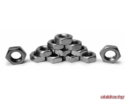 Steinjager Nuts Bulk Jam Fasteners, Bulk 1-14 RH 12 Pack Grade 2 Plated Zinc Silver - J0014264