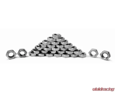 Steinjager Nuts Bulk Jam Fasteners, Bulk 1-8 RH 32 Pack Grade 5 Plated Zinc Yellow - J0014268