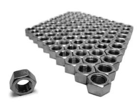 Steinjager Nuts Bulk Full Fasteners, Bulk 1/4-28 LH 100 Pack Grade 2 Plated Zinc Yellow