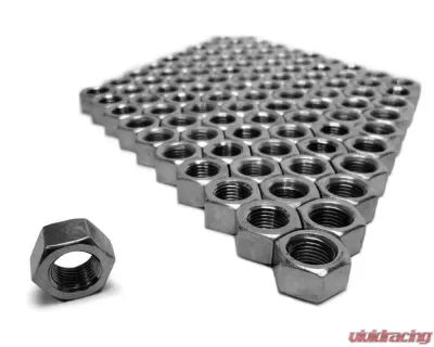 Steinjager Nuts Bulk Full Fasteners, Bulk 1/4-28 LH 100 Pack Grade 2 Plated Zinc Yellow - J0014288