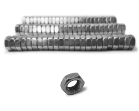 Steinjager Nuts Bulk Jam Fasteners, Bulk 3/8-24 LH 75 Pack Grade 2 Plated Zinc Yellow