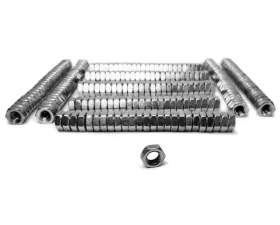 Steinjager Nuts Bulk Jam Fasteners, Bulk 3/8-24 RH 225 Pack Grade 2 Plated Zinc Yellow