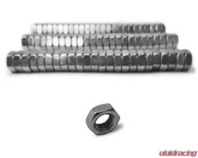 Steinjager Nuts Bulk Jam Fasteners, Bulk 3/8-24 RH 75 Pack Grade 2 Plated Zinc Yellow - J0014344