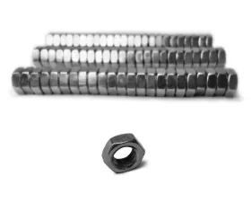 Steinjager Nuts Bulk Jam Fasteners, Bulk 7/8-14 LH 72 Pack Grade 2 Plated Zinc Silver