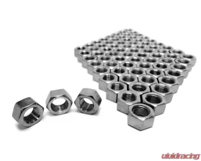 Steinjager Nuts Bulk Full Fasteners, Bulk M12 x 1.75 LH 75 Pack Class 4 Plated Zinc Yellow - J0014408