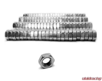 Steinjager Nuts Bulk Full Fasteners, Bulk M8 x 1.25 RH 100 Pack Class 10 Plated Zinc Silver - J0014437