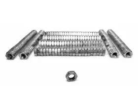 Steinjager Nuts Bulk Full Fasteners, Bulk M8 x 1.25 RH 200 Pack Class 10 Plated Zinc Yellow