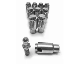 Steinjager Quick Disconnect Plated Steel Cable Ball Joints M10 x 1.50 10 Pack