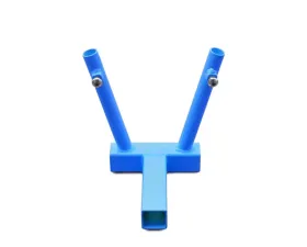 Steinjager Hitch Mount Flag Holder 2 Flags Playboy Blue
