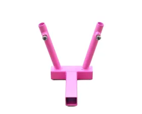 Steinjager Hitch Mount Flag Holder 2 Flags Pinky
