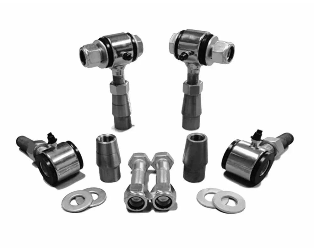 Steinjager 3/4-16 RH LH Poly Bushings Kits, Male 9/16 Bore x 2.50 Wide fits 1.750 x 0.120 Tubing Chrome Plated Bush Housing Four Poly Ends Per Kit - J0011667