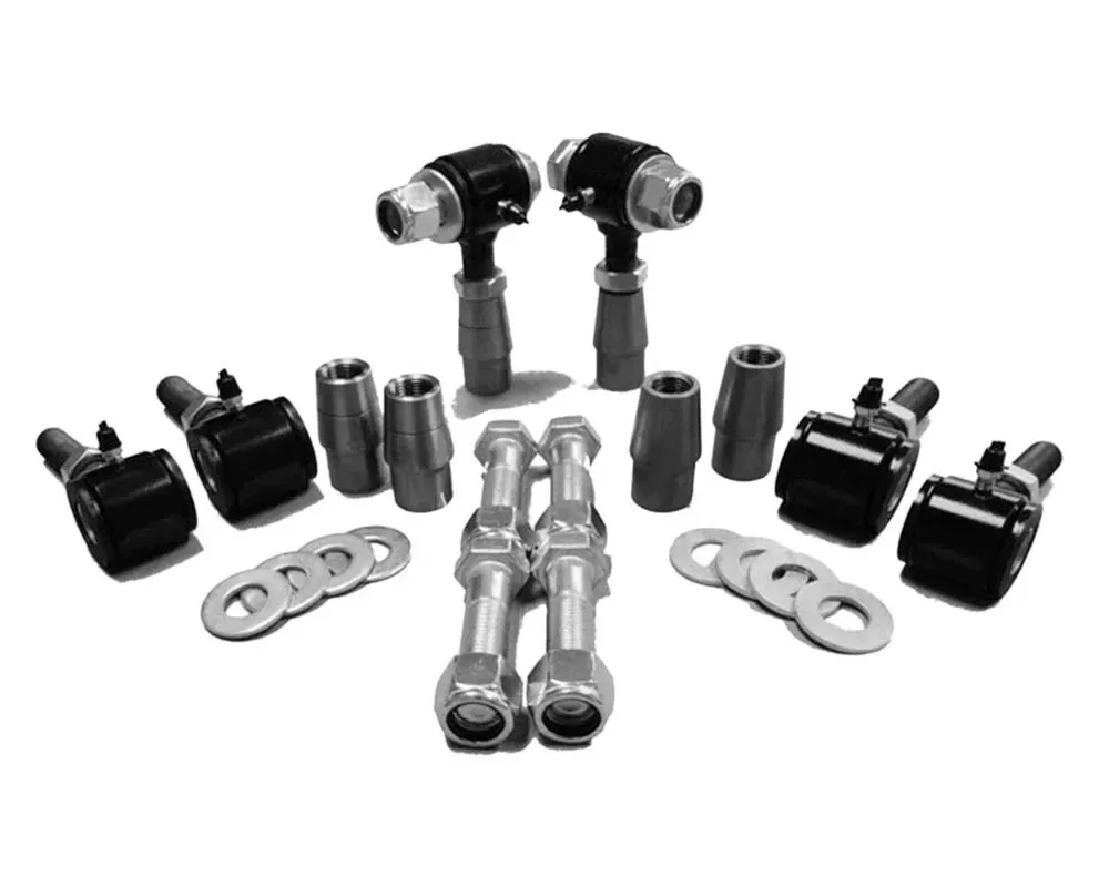 Steinjager 3/4-16 RH LH Poly Bushings Kits, Male 9/16 Bore x 2.50 Wide fits 1.750 x 0.250 Tubing Black Powdercoated Bush Housing Six Poly Ends Per Kit - J0011727