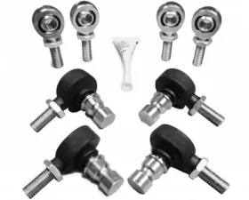 Steinjager 1996-2008 A4 Front Upper Control Arms Rebuild Kit Double Adjustable with Chrome Moly Rod Ends
