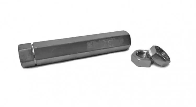 Steinjager 1978-1983 Malibu Tie Rod Adjuster Sleeve Kit Silver Powder Coat - J0024049