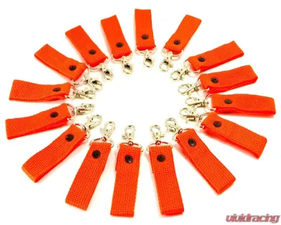 Steinjager Orange Key Chain Fobs 16 Pack - J0041221
