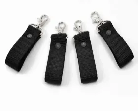 Steinjager Black Key Chain Fobs 4 Pack