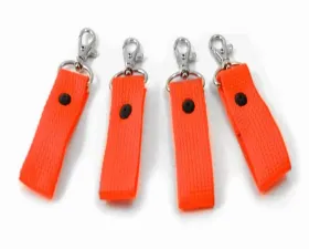 Steinjager Orange Key Chain Fobs 4 Pack