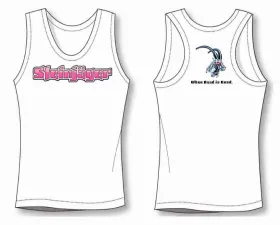 Steinjager White with Shield Tank Tops Size L