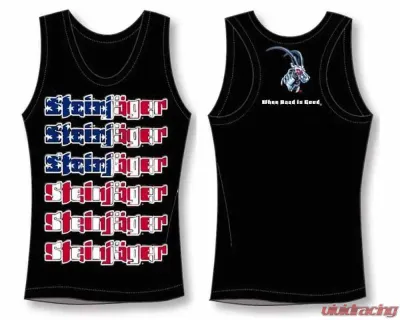 Steinjager Black with USA Flag Tank Tops Size L - J0041498