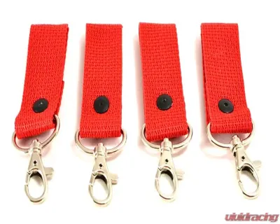 Steinjager Red Key Chain Fobs 4 pack - J0041592