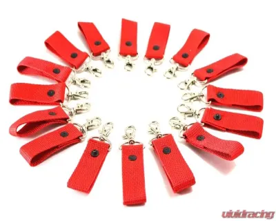 Steinjager Red Key Chain Fobs 16 Pack - J0041593