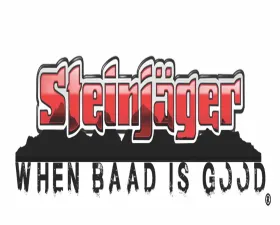 Steinjager When Baad is Good with Mountain Decals 3.0 x 11.5 inches