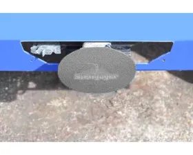 Steinjager Gray Hammertone Hitch Cover Steinjager Logo