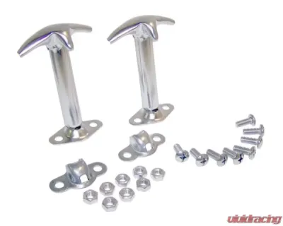 Steinjager Hood Flutter Linkage Stainless Jeep CJ-5 1955-1983 - J0053200