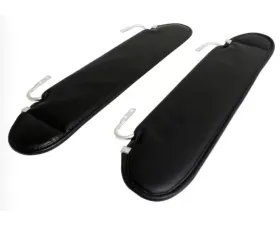Steinjager Sun Visors Black Jeep Wrangler YJ 1987-1995