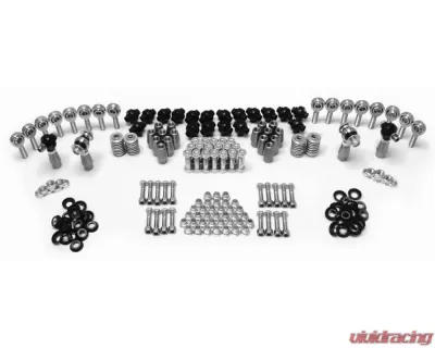 Steinjager Builders Kit Rod End Kits 3/4-16 x 5/8 RH and LH Chrome Moly Housing, Nylon Race Fits 1.250 x 0.095 Tubing 20 Rod Ends - J0015161