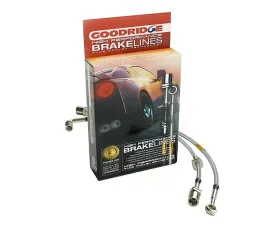 Goodridge 03-04 Dodge Dakota 4WD w/ Rear Disc Stainless Steel Brake Lines - 2in Extended Line