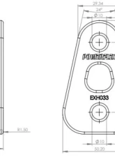 Powerflex Eliptical Universal Exhaust Mount                                     - EXH033 - Image 2
