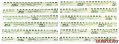 Clevite Green Plastigage - 12 Pack - MPG1