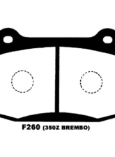 Project Mu Type HC+ Front Brake Pad Nissan Skyline R33 GT-R 95-98                                     - PHF260 - Image 3