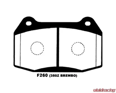 Project Mu Type HC+ Front Brake Pad Nissan Skyline R33 GT-R 95-98 - PHF260