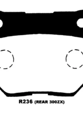 Project Mu Type HC+ Rear Brake Pad Nissan Skyline R32 GT-R 89-94                                     - PHR236 - Image 3
