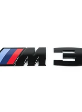 IND BMW OEM Painted Trunk Emblem BMW E90 | E92 | E93 M3 2008-2013                                     - IND-E9XM-TB - Image 2