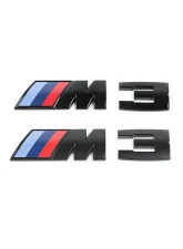 IND BMW OEM Painted Trunk Emblem BMW E90 | E92 | E93 M3 2008-2013                                     - IND-E9XM-TB - Image 2