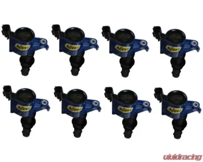 Accel COIL 8PK,FORD MOD ENG 3-VALVE, BLUE - 140033B-8