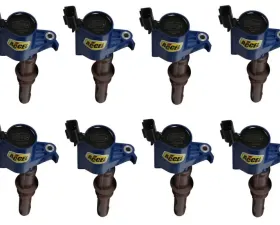 Accel COIL 8PK,FORD LATE MOD ENG 3-VALVE, BLUE
