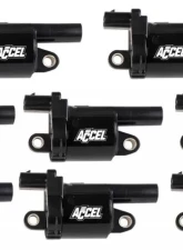 Accel 14-UP LT ROUND COIL - BLACK 8 PACK                                     - 140080-8 - Image 2