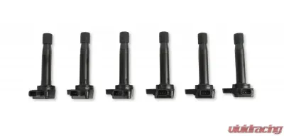 Accel Ignition Coil Black 6 Pack Acura CL | TL | RL | Honda Accord | Odyssey 1999-2010 - 140085K-6