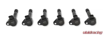 Accel Ignition Coil Black 6 Pack Acura CL | TL | RL | Honda Accord | Odyssey 1999-2010 - 140085K-6