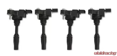 Accel Ignition Coil Black 4 Pack General Motors 2.0L Turbo 2.5L Engines Buick | Cadillac | Chevrolet | GMC 2013-2018 - 140086K-4