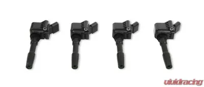 Accel Black Ignition Coils (4-Pack) Audi | Volkswagen 1.8L/2.0L 2014-2019 - 140088K-4