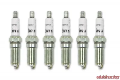 Accel SPARK PLUG, FORD EB V6, 1 RANGE COLDER, 6PK - 578C1-6