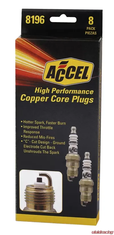 Accel SPARK PLUG,8-DISPLAY #0526 - 8196