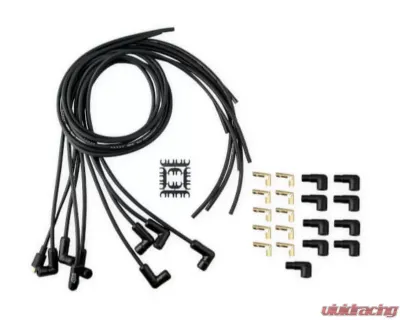 Accel UNI CERAMIC 90 BOOTS WIRE KIT- BLACK - 9001CK